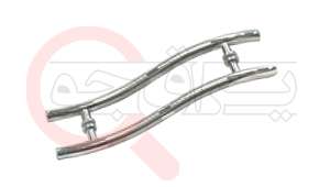 دستگیره شیشه سکوریت طرح S وارداتی 60cm