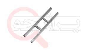 دستگیره شیشه سکوریت وسط مات 60CM