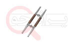 دستگیره شیشه سکوریت ایرانی طرح چوب 40cm