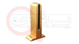پایه شیشه خور 15سانتی متر استیل طلایی